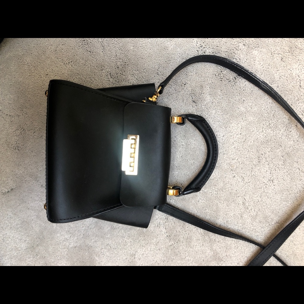 Zac Posen Eartha Mini Black Cross Body Bag